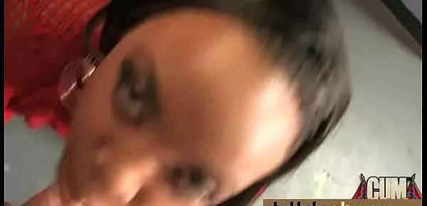  Naughty black wife gang banged by white friends 17